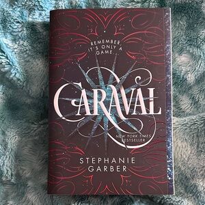 Caraval Novel by - Black and Red Cover